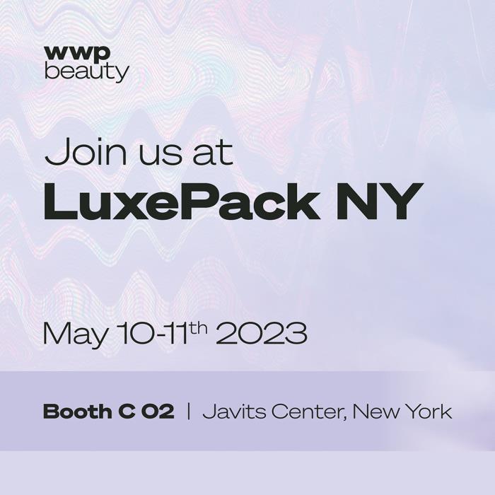 Check Out WWP Beauty´s Cutting-edge Packaging On May 10th and 11th At LuxePack New York